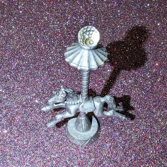 Spoontiques | Art | Vintage 985 Spoontiques Pewter Carousel Horse ...